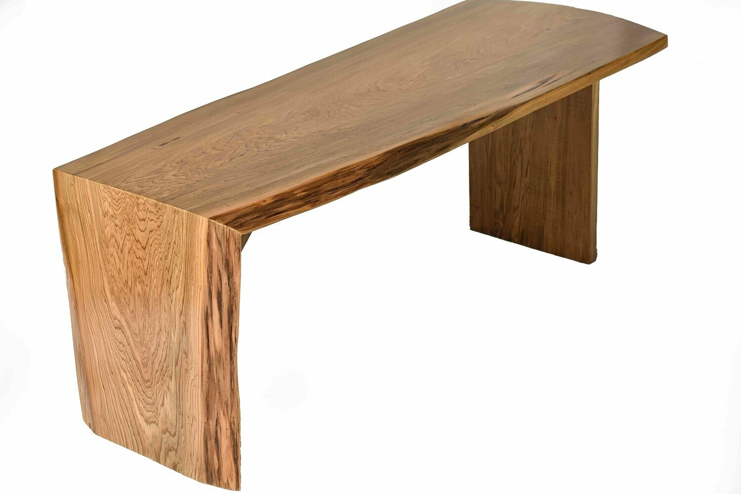 THIS ITEM IS SOLD - custom orders available -
Live Edge Sinker Cypress Waterfall Coffee Table