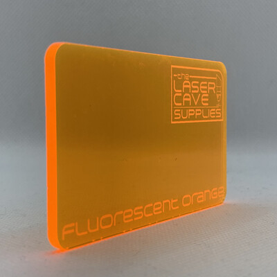 Fluorescent Orange - 1/8&quot;