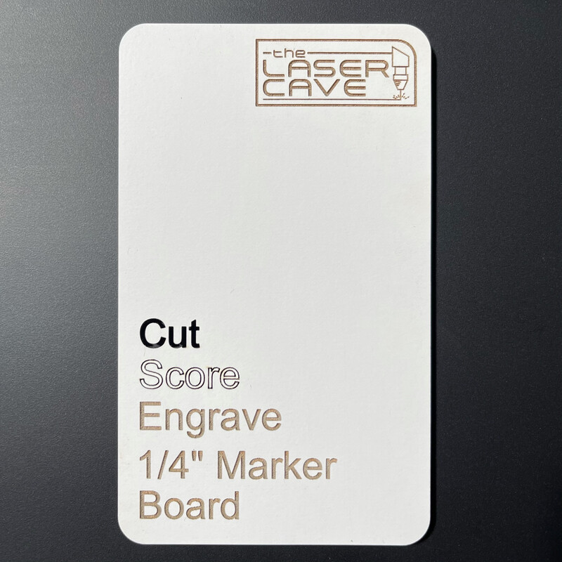 1/4&quot; White Marker Board