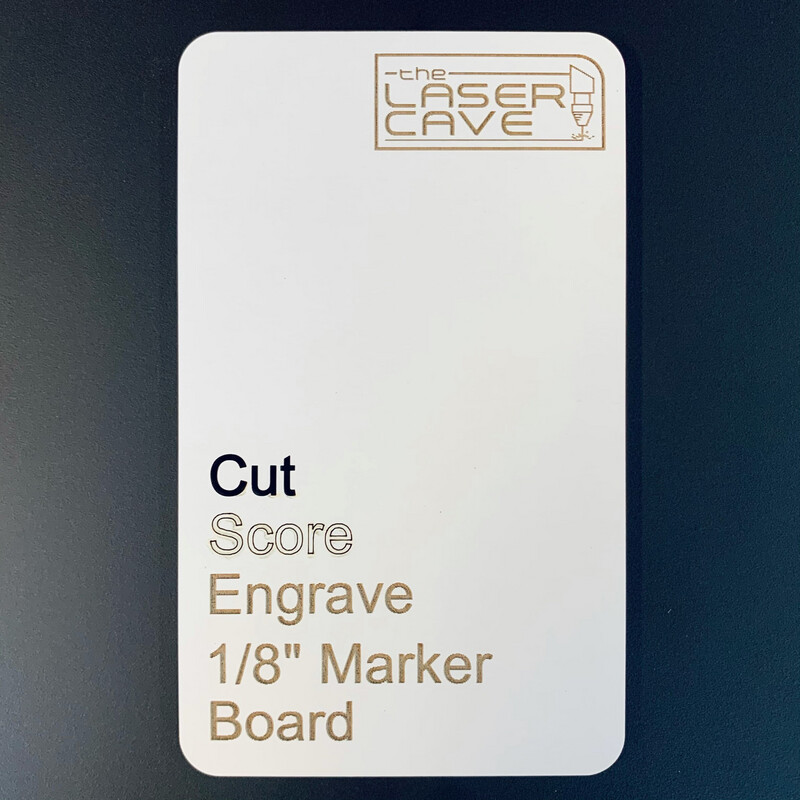 1/8&quot; White Marker Board