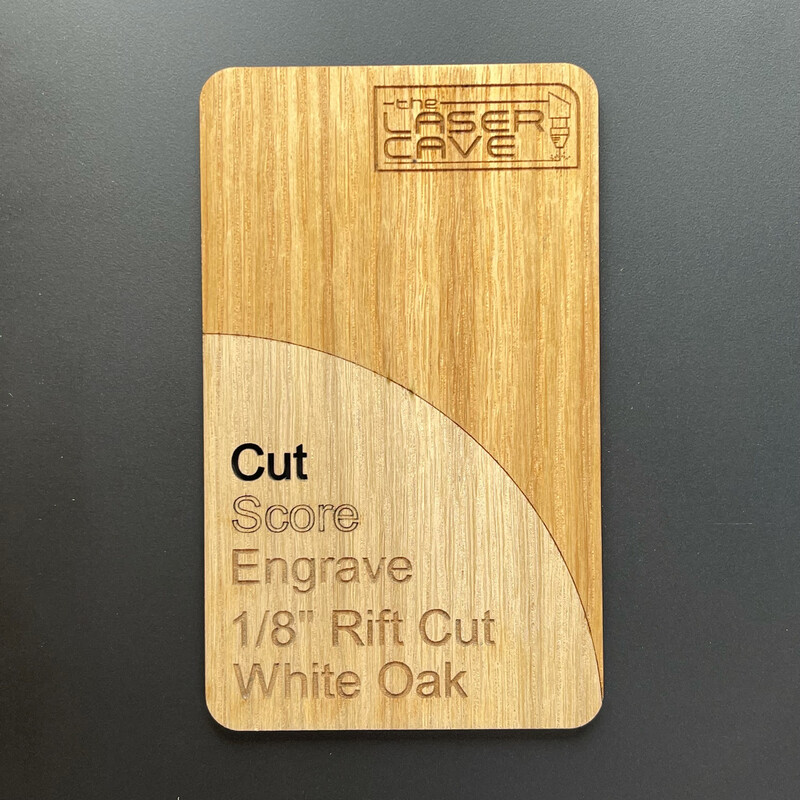 1/8&quot; Rift Cut White Oak