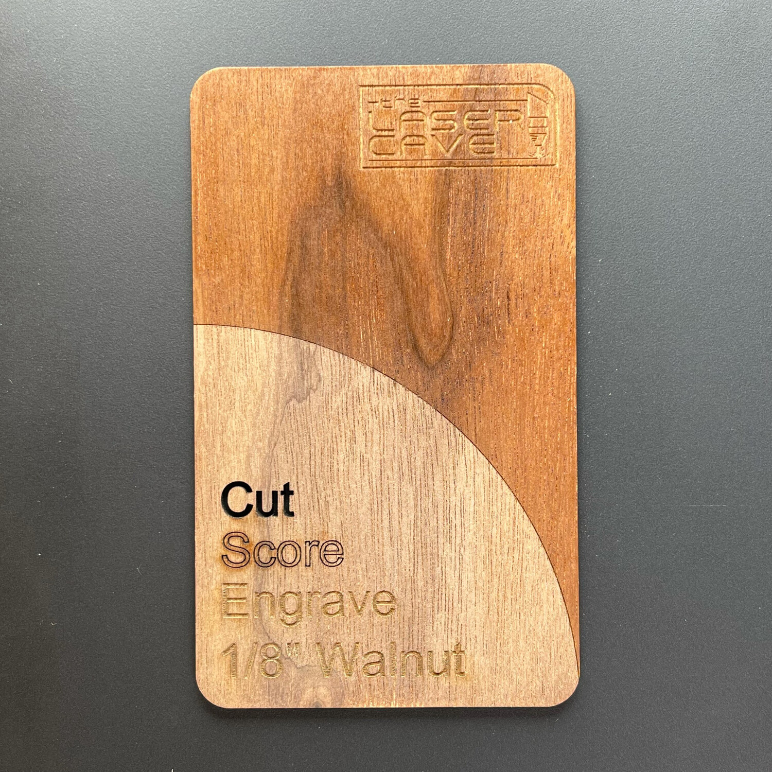 1/8&quot; Walnut (1 SIDE)