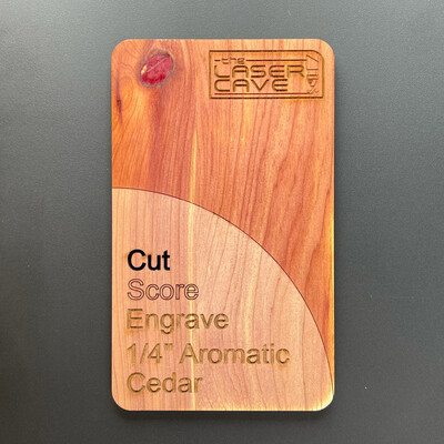 1/4" Aromatic Cedar (1 SIDED)