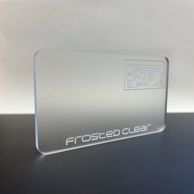Frosted Clear -1/8"