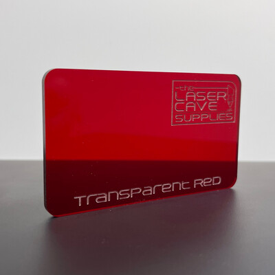 Transparent Red - 1/8"