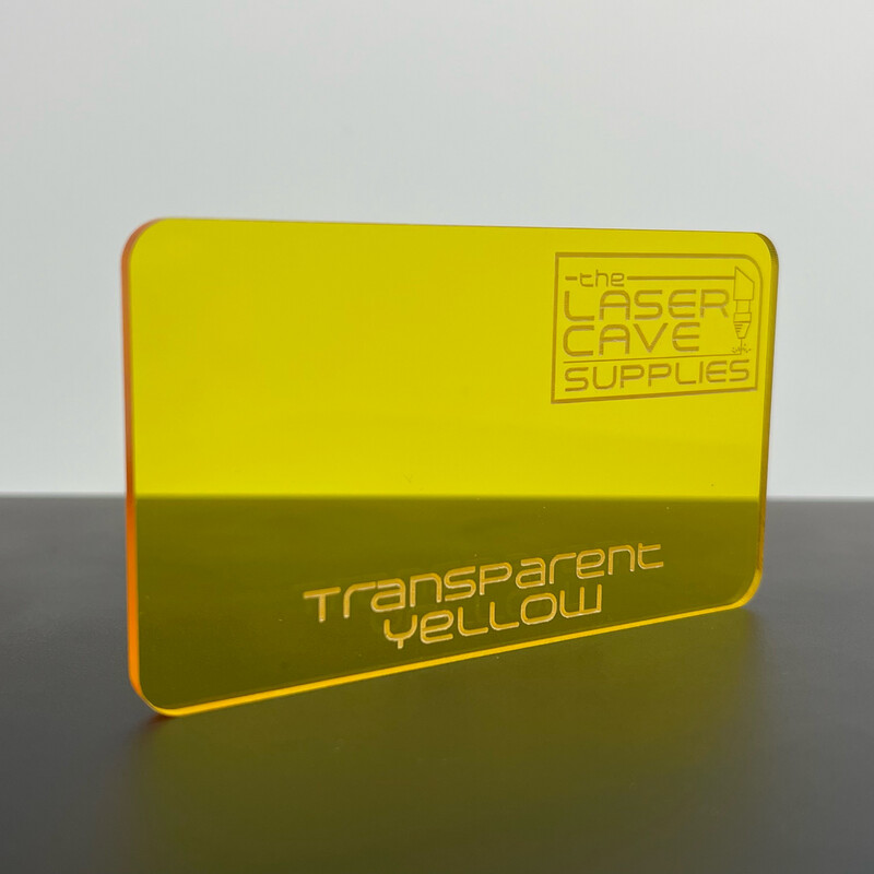 Transparent Yellow - 1/8&quot;