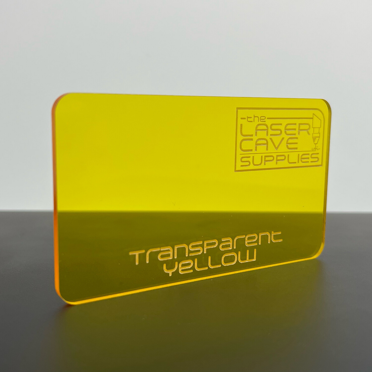 Transparent Yellow - 1/8"