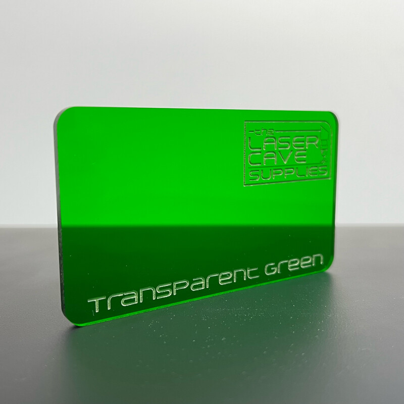 Transparent Green - 1/8&quot;