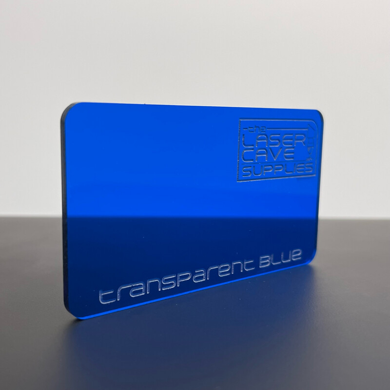 Transparent Blue - 1/8&quot;