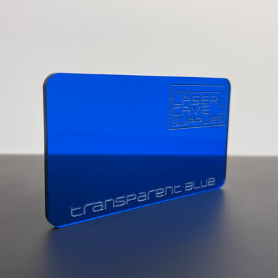 Transparent Blue - 1/8&quot;