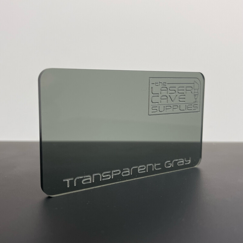 Transparent Gray - 1/8&quot;