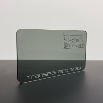 Transparent Gray - 1/8"