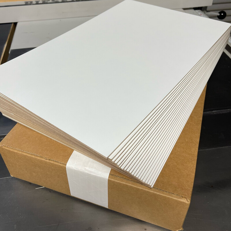 1/8” WHITE MARKER BOARD BOX