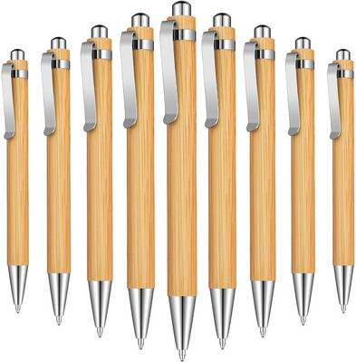 Bamboo Ballpoint Pens - 10 pcs.