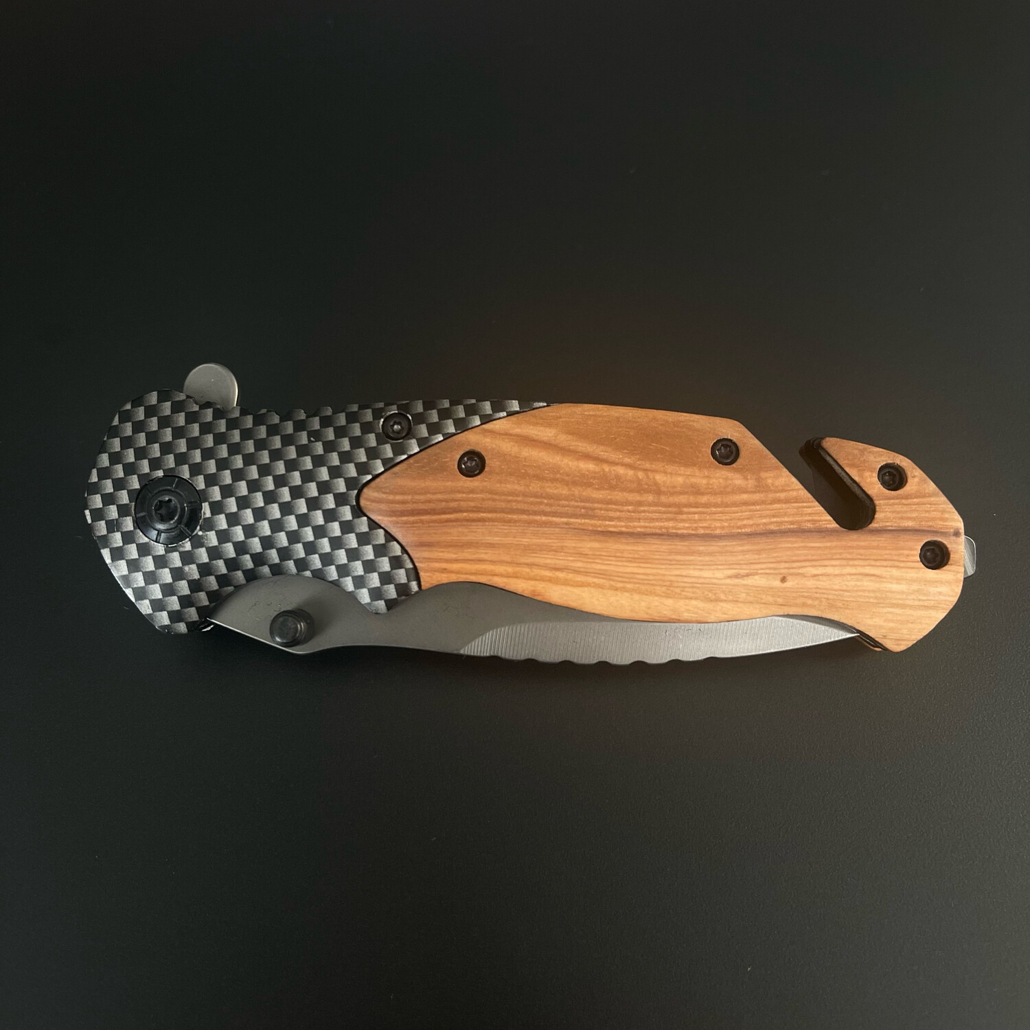 Pocket Knife - Olive Wood Replacement Set