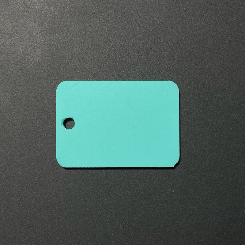Matte Pastel Teal - 1/8&quot;