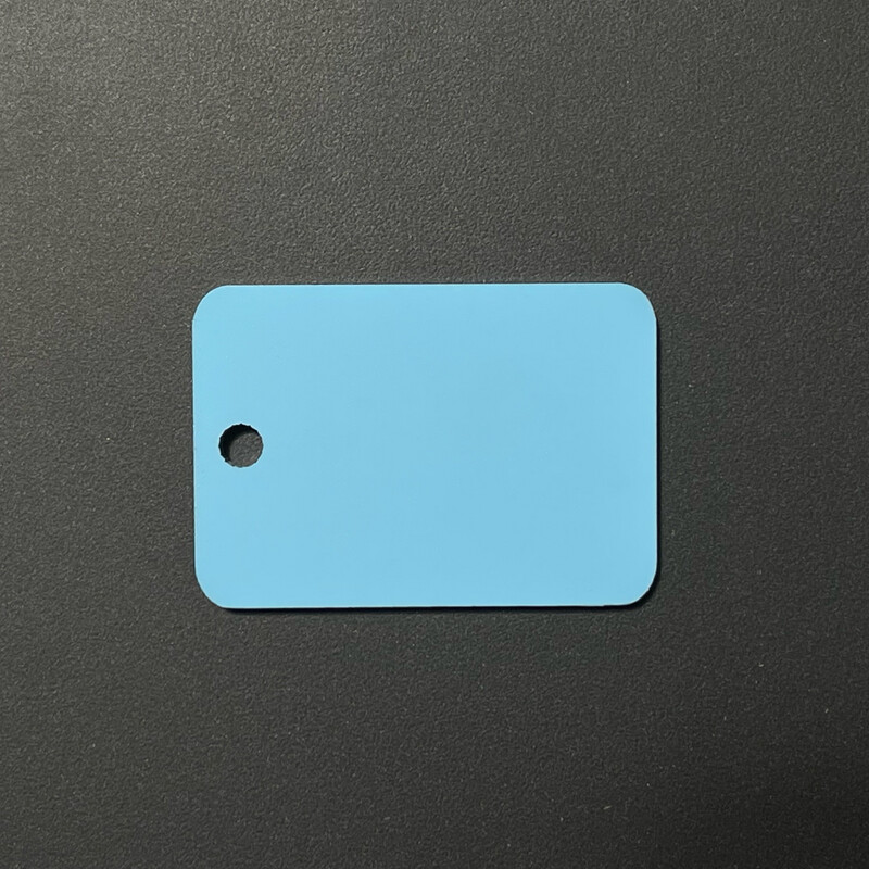 Matte Pastel Blue - 1/8&quot;