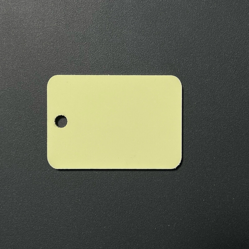 Matte Pastel Yellow - 1/8&quot;