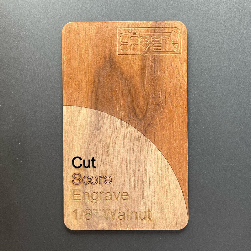 1/8&quot; WALNUT | MDF CORE - 16&quot; x 24&quot;