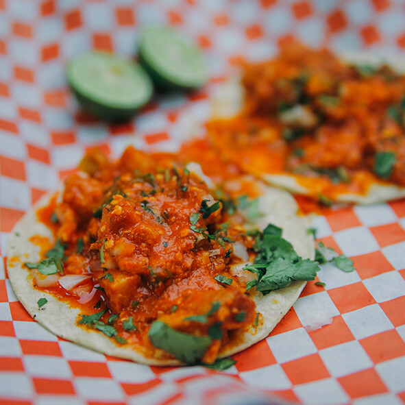 TACOS DE CHICHARRÓN