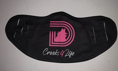 Triple D - Crook 4 Life Covid Mask (Pink)