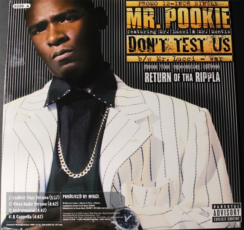 Mr. Pookie - Don&#39;t Test Us (Vinyl)