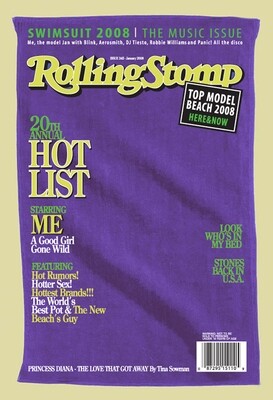 Magazine Cover Beach Towels "Rolling Stomp"