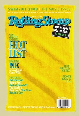 Magazine Cover Beach Towels "Rolling Stomp"
