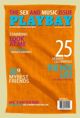 Magazine Cover Beach Towels "PlayBay"