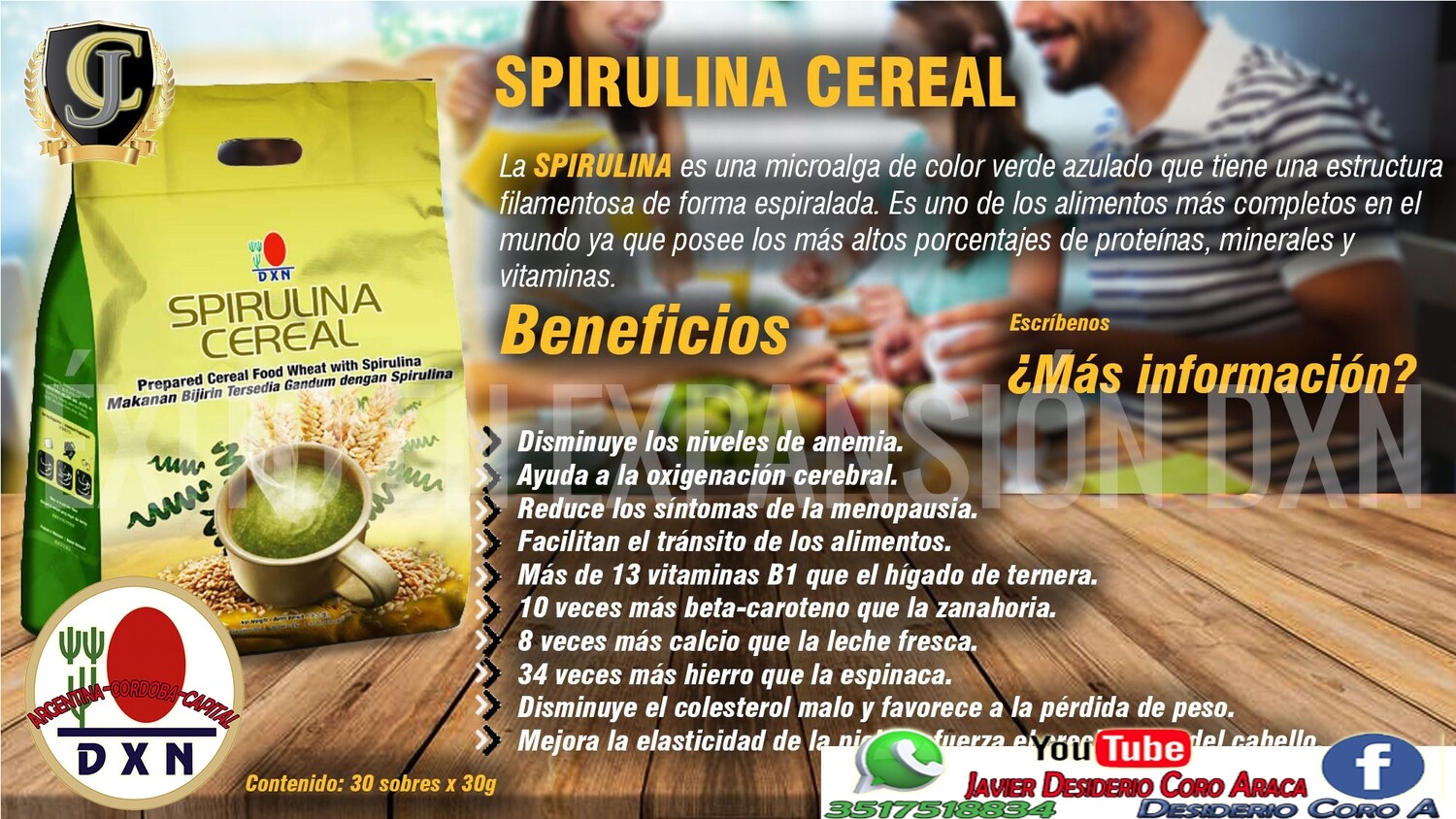 SPURULINA CEREAL