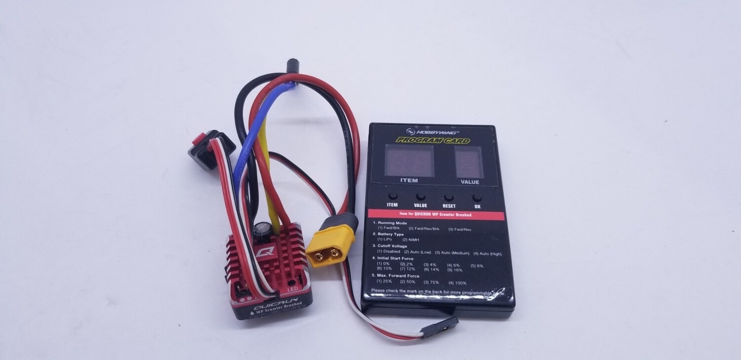 Hobbywing 1080 esc with program card 