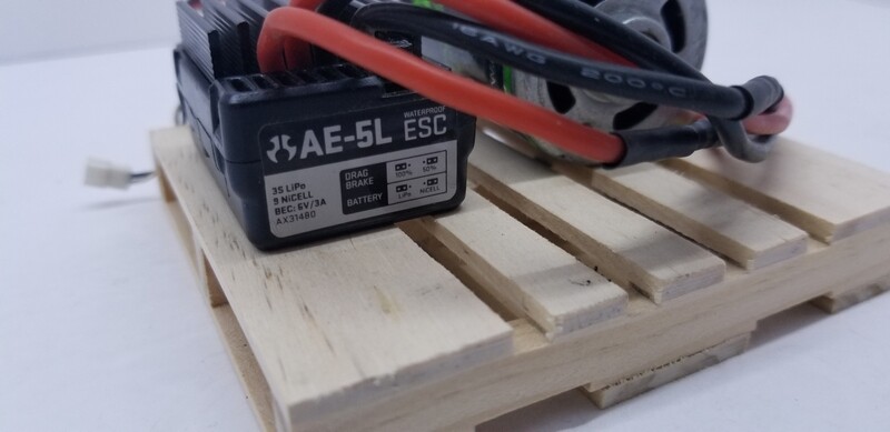 Axial AE-5 brushed Esc w/ Axial 27t brushed motor