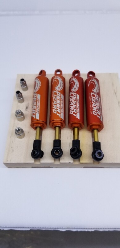 90mm Yeah Racing Desert Lizards Orange set of 4