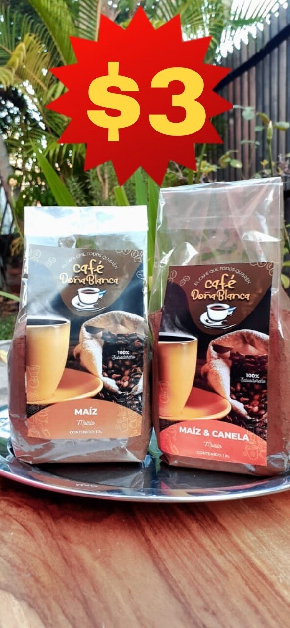 Café Maíz 
       &amp; 
Café de Maíz con Canela