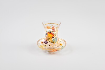 Armudu glass -Buta and Flowers
