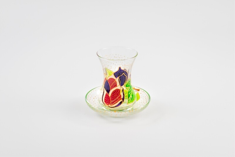 Armudu glass -Mediterranean Figs