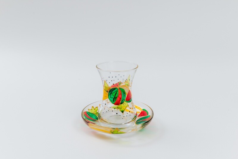 Armudu glass -Watermelon
