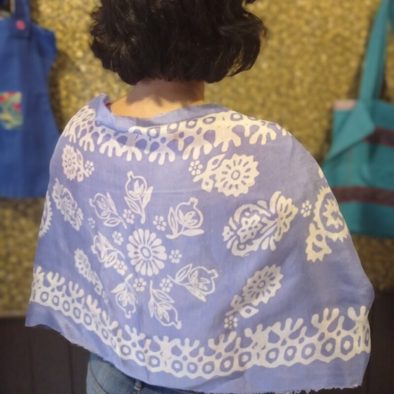 Precious Pomegranate Silk Scarf