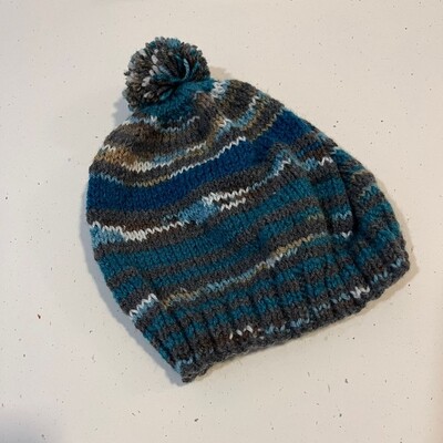 Hand-knitted hat