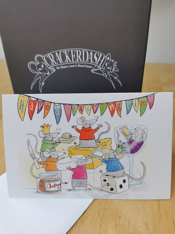 "Have a cracking time!" Greeting card
