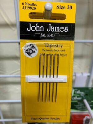 John James Tapestry Needles Size 20