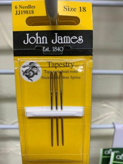 John James Tapestry Needles Size 18