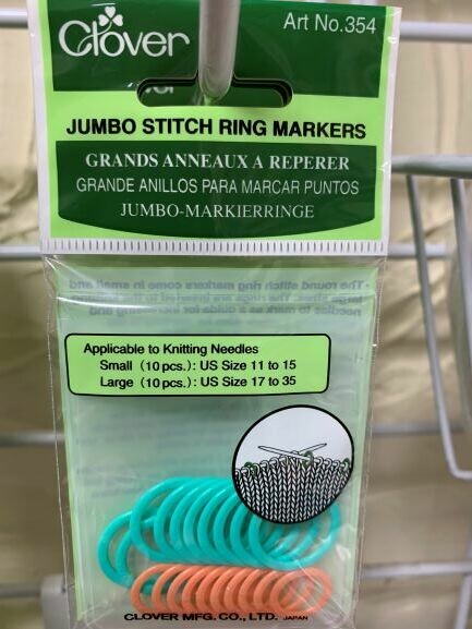 Jumbo Stitch Ring Markers #354