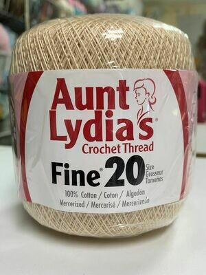 Aunt Lydia&#39;s Crochet Thread Fine 20 - Natural