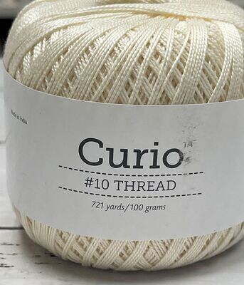 Curio #10 Thread - Natural 26254