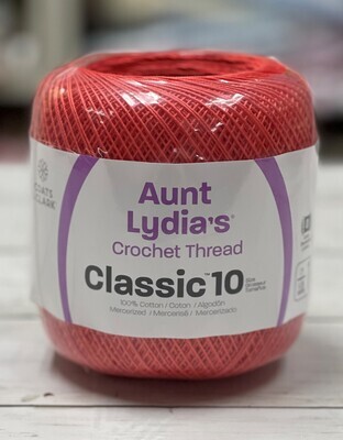 Aunt Lydia&#39;s Classic 10 - Bright Coral 726