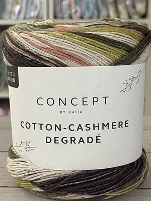 Concept By Katia Cotton-Cashmere Degrade- 104 Greens Browns