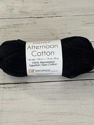 Premier Afternoon Cotton - Black 2011-25