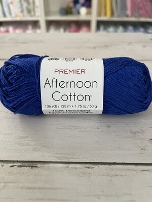 Premier Afternoon Cotton - Cobalt 2011-12