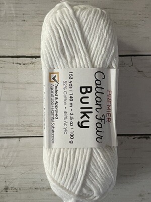 Premier Cotton Fair Bulky - White 2081-01